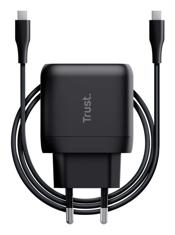 Carregador Trust Maxo 45W USB-C GaN Power Delivery 3.0 com Cabo 2m Preto - Imagem 4