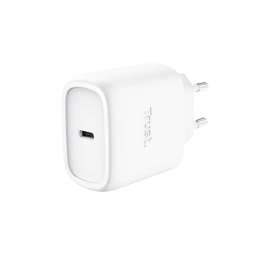 Carregador USB-C GaN 45 W Trust Maxo com Power Delivery 3.0 Branco - Imagem 1