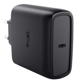 Carregador Trust Maxo 65W USB-C GaN Power Delivery 3.0 PPS com Cabo 2m Preto - Imagem 4
