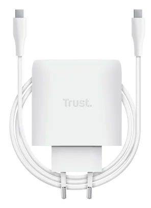 Carregador USB-C GaN 65 W Trust Maxo Power Delivery Portátil Branco - Imagem 5