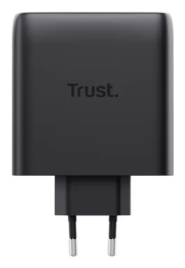 Carregador USB-C GaN 100 W 2 Portas Trust Maxo Carregamento Rápido Preto - Imagem 4