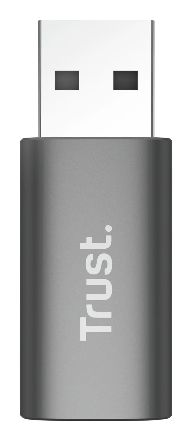Adaptador USB Trust Calyx USB-C fêmea para USB-A macho cinzento pack 2 unidades - Imagem 4