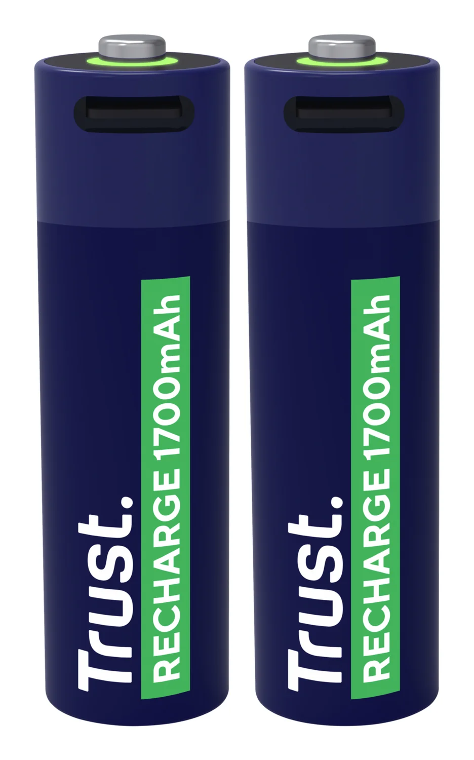 Pilhas Recarregáveis AA USB-C Trust 1700mAh 800 Ciclos Sustentáveis Pack 2 Unidades - Imagem 4