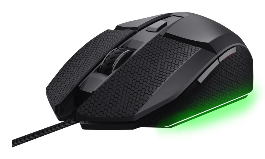 Rato Gaming Trust GXT 121 Felox+ 10000 DPI 6 Botões Iluminação RGB Preto - Imagem 1