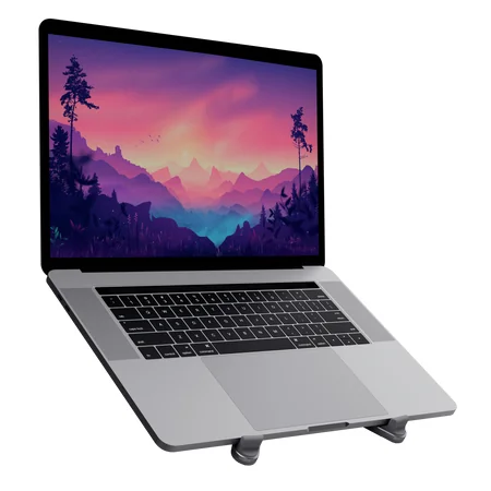 Suporte para Portátil Trust Macy Dobrável em Alumínio até 17.3" Ajustável 7 Posições Cinzento - Imagem 7