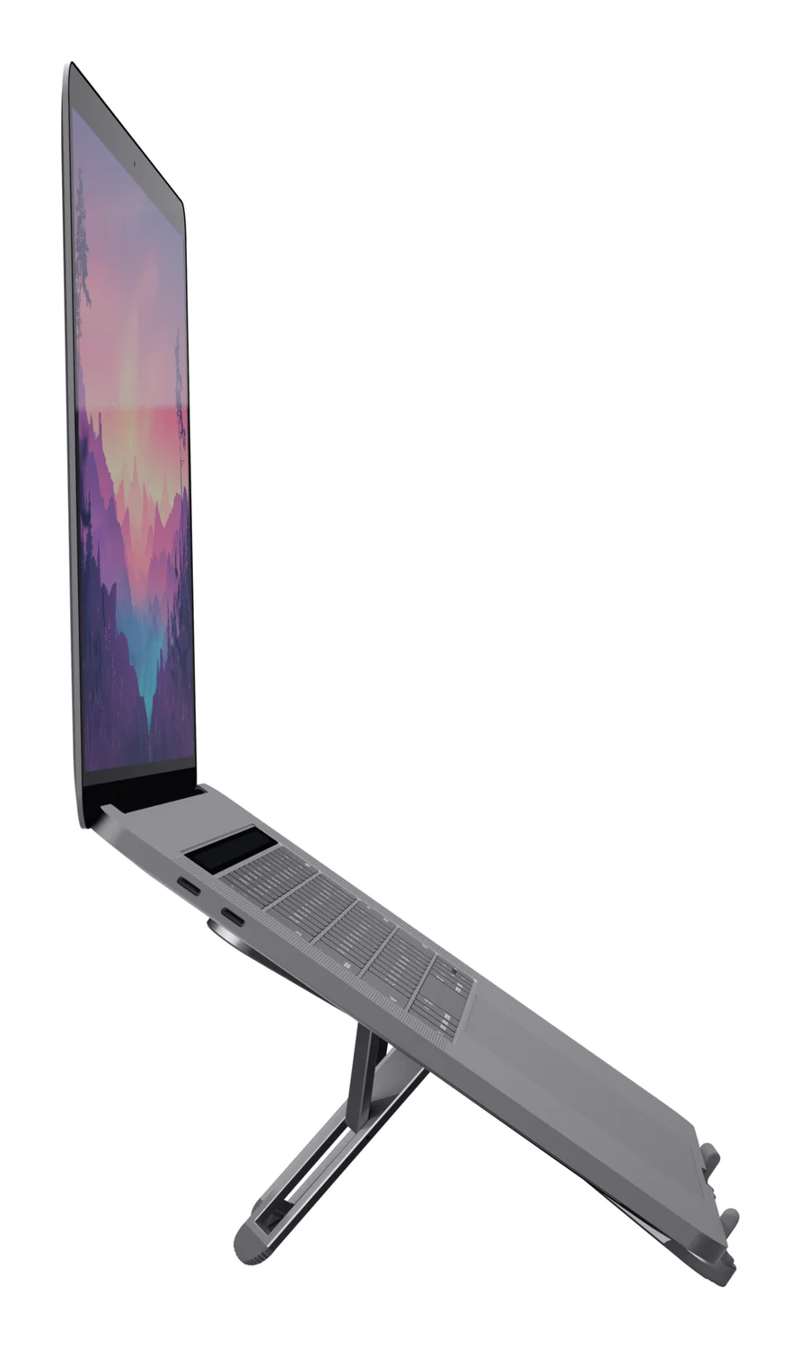 Suporte para Portátil Trust Macy Dobrável em Alumínio até 17.3" Ajustável 7 Posições Cinzento - Imagem 8