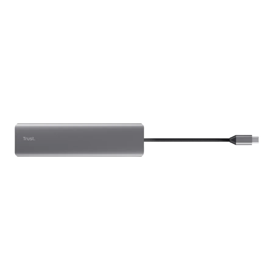 Adaptador Multiportas USB-C 7-em-1 Trust DALYX com HDMI e USB 3.2 – Alumínio - Imagem 4