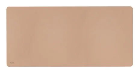 Tapete de Secretária XXL Trust Benya 900×430 mm Base Antiderrapante – Bege - Imagem 2