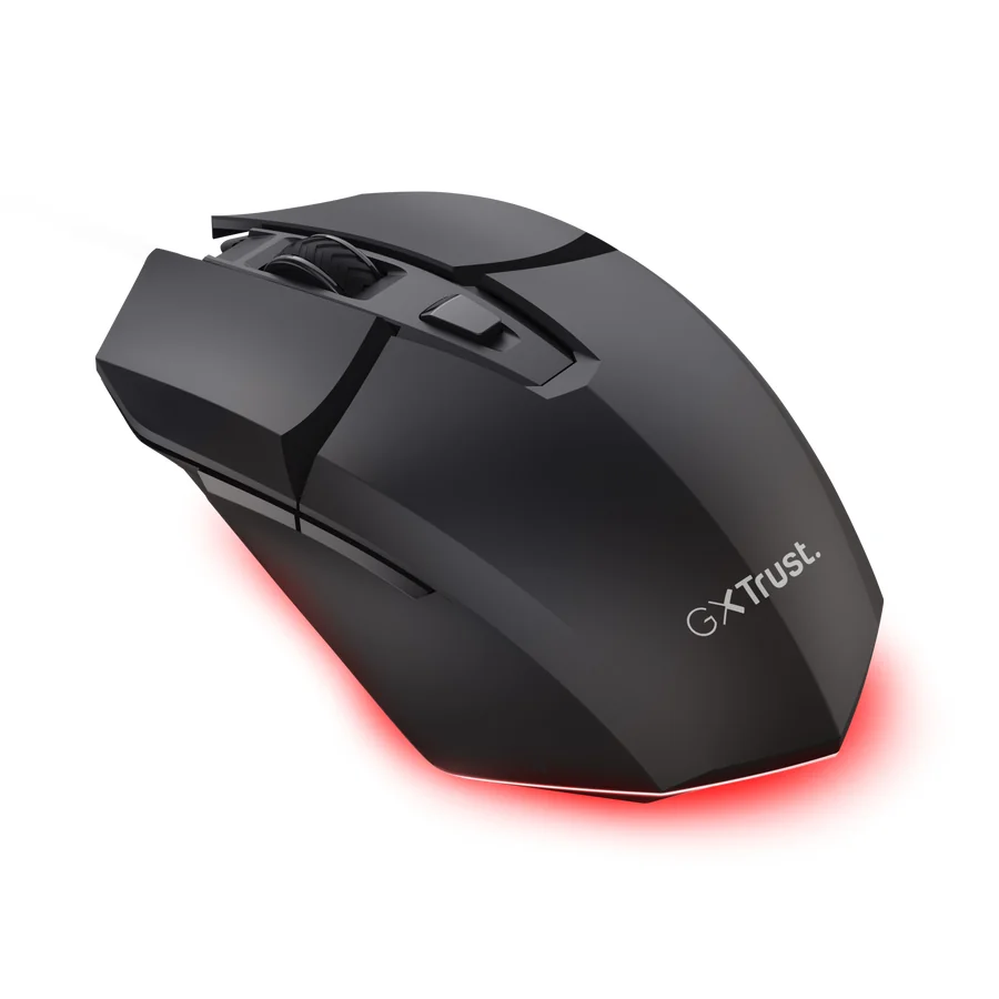 Rato Gaming Sem Fios Trust GXT 122 Felox+ Dual Wireless 10000 DPI 7 Botões Iluminação RGB Preto - Imagem 2