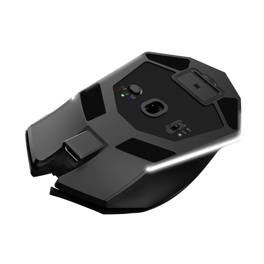 Rato Gaming Sem Fios Trust GXT 122 Felox+ Dual Wireless 10000 DPI 7 Botões Iluminação RGB Preto - Imagem 6
