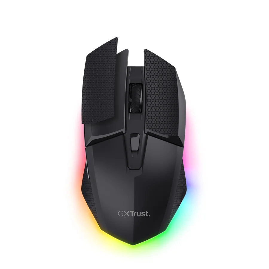 Rato Gaming Sem Fios Trust GXT 122 Felox+ Dual Wireless 10000 DPI 7 Botões Iluminação RGB Preto - Imagem 4