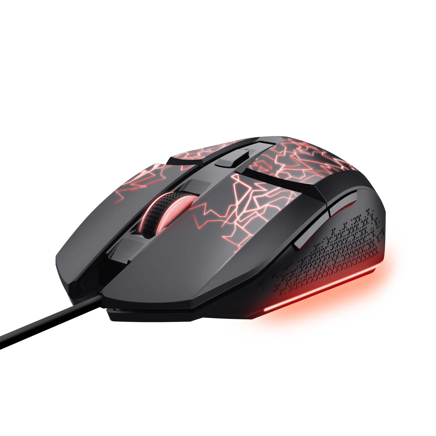 Rato Gaming Trust GXT 113 Felox 6400 DPI 6 Botões Iluminação LED Multi-cor USB Preto - Imagem 2