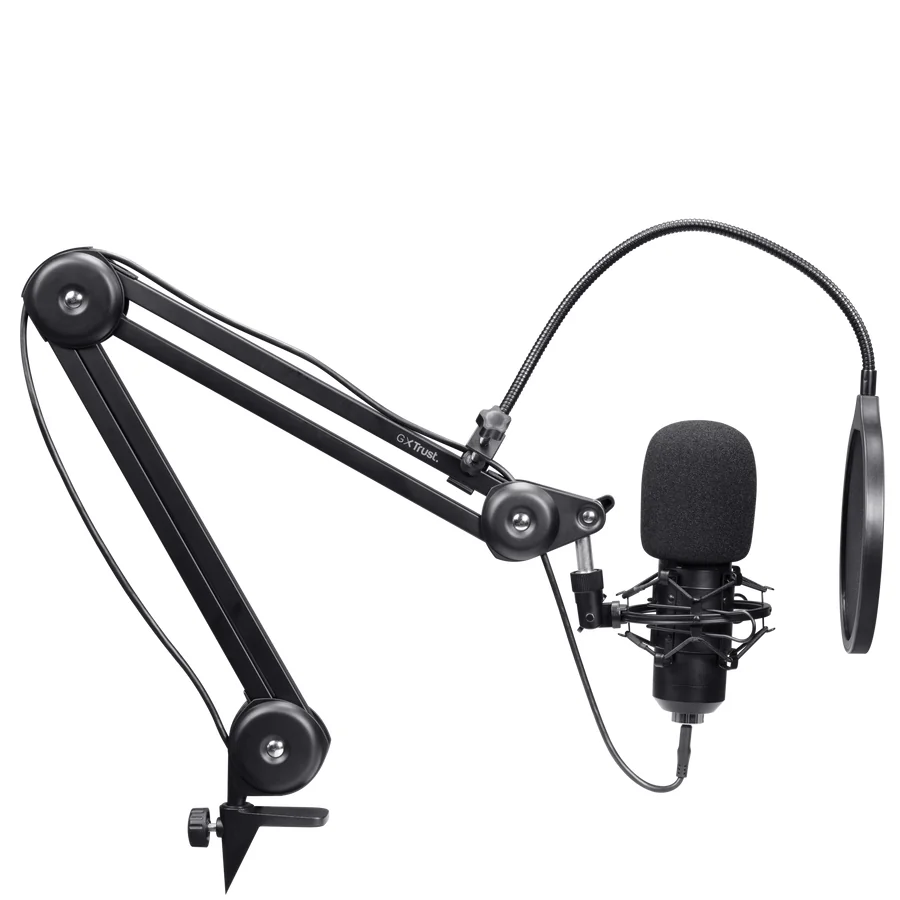 Microfone Podcast Trust GXT 270 Emita II USB com Braço Preto - Imagem 6