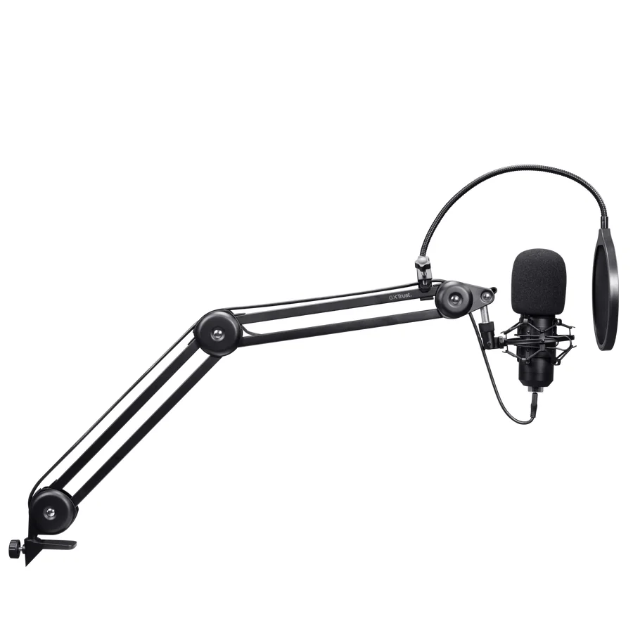 Microfone Podcast Trust GXT 270 Emita II USB com Braço Preto - Imagem 7