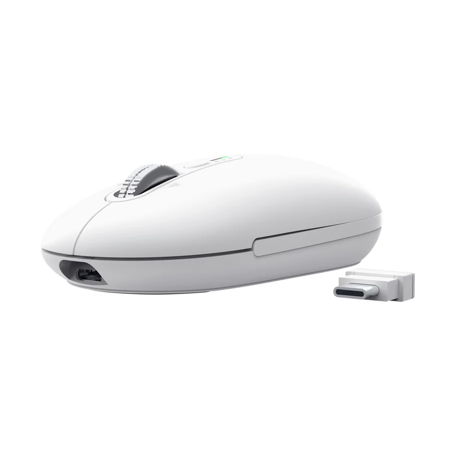 Rato sem fios Trust Seron Hyperscroll Slim 3200 DPI Bluetooth/RF recarregável Branco - Imagem 2