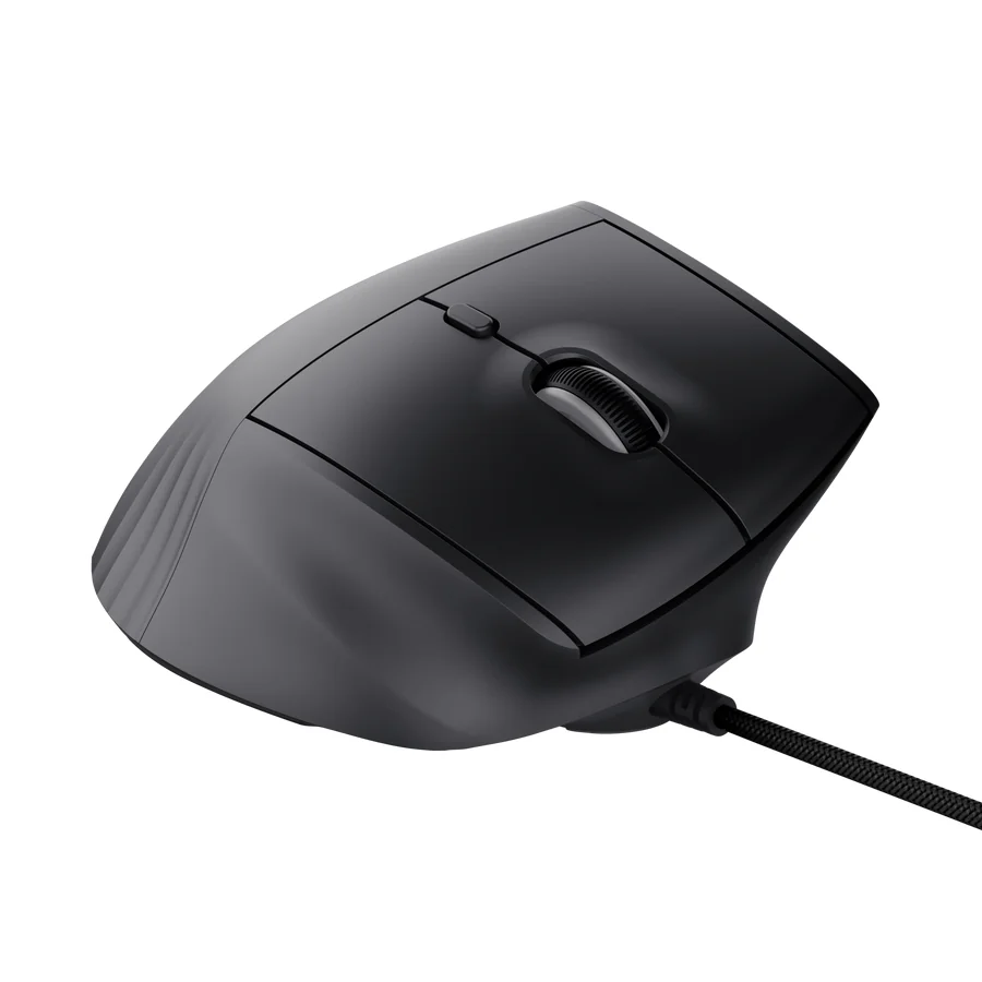Rato Gaming Trust GXT 145 Rexxa Ergonómico USB 12800 DPI RGB 10 Botões Programáveis Preto - Imagem 3