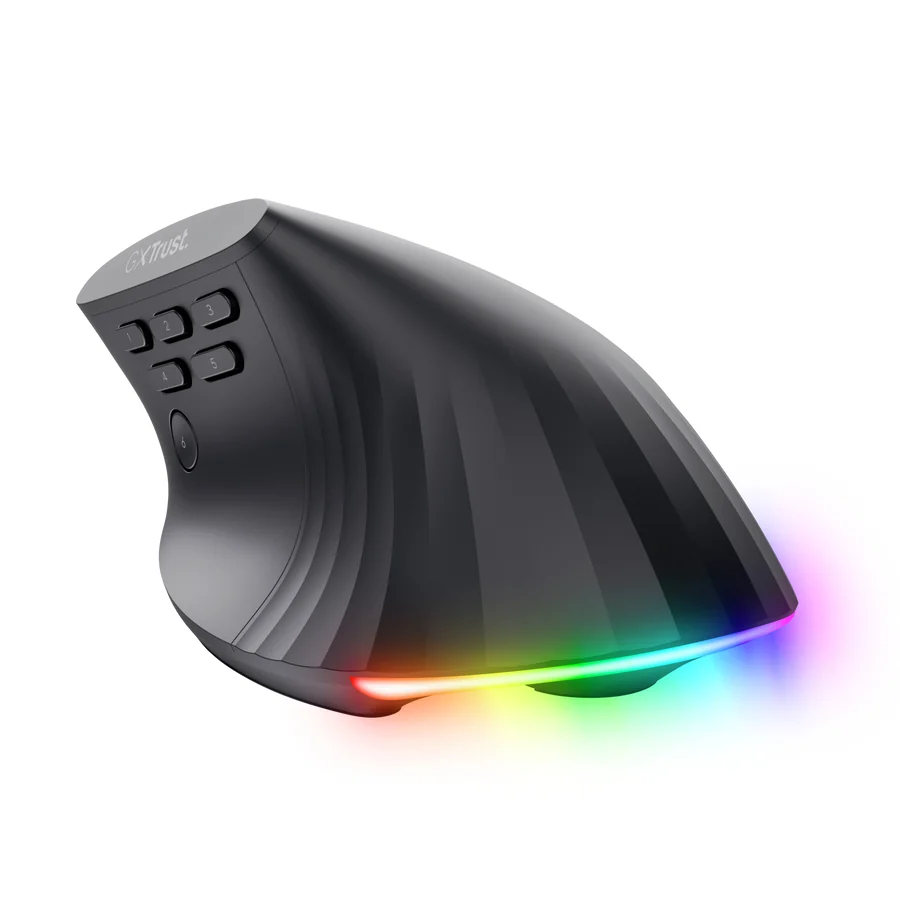 Rato Gaming Trust GXT 145 Rexxa Ergonómico USB 12800 DPI RGB 10 Botões Programáveis Preto - Imagem 8