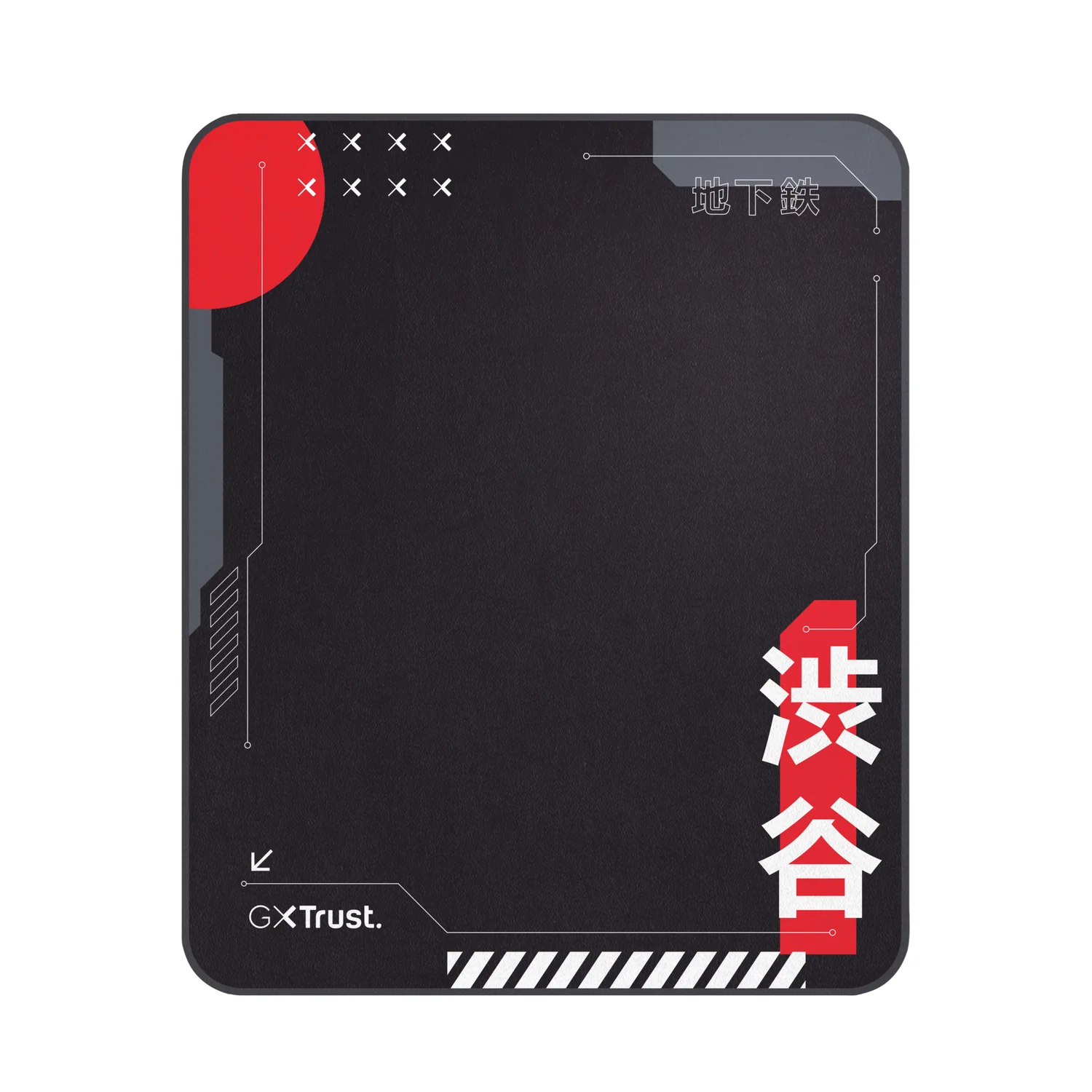 Tapete para Cadeira Gaming Trust GXT 715 Japan Print 99x120cm Preto/Vermelho/Branco - Imagem 1