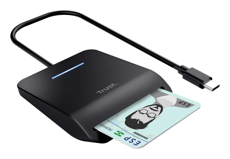Leitor de Cartões SmartCard Trust Primo USB-C para DNI e Cartão do Cidadão - Imagem 4