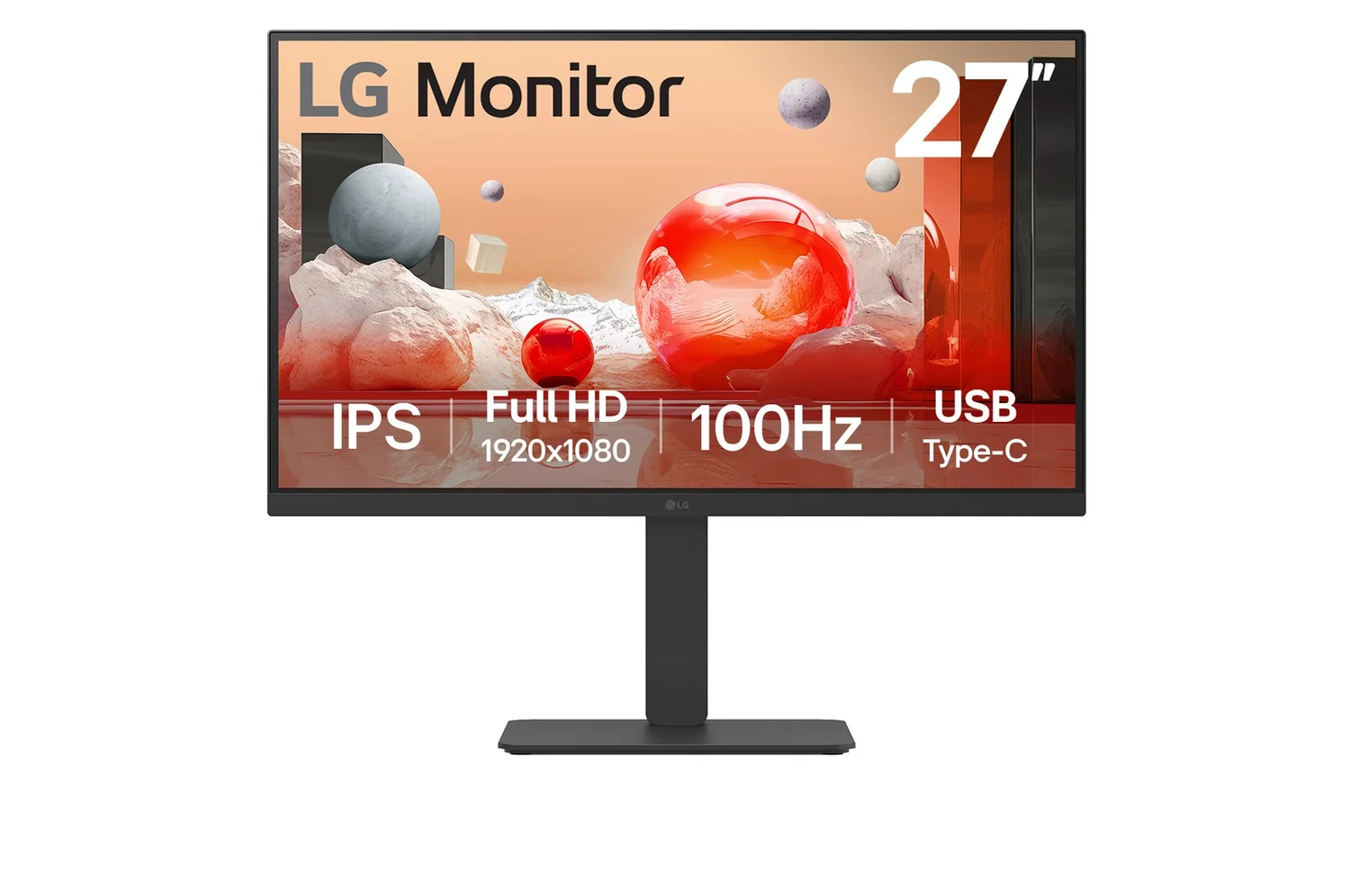 Monitor LG 27BA650-B 27" Full HD IPS 100Hz USB-C 65W KVM