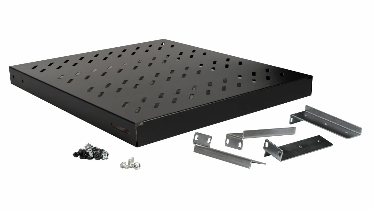 Prateleira Variável para Bastidor Equip 19" 1U 500mm Preto - Imagem 2