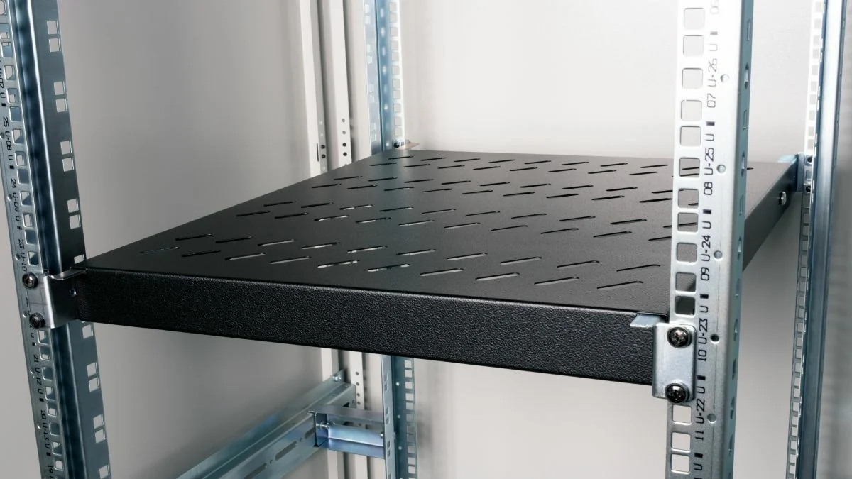 Prateleira Variável para Bastidor Equip 19" 1U 500mm Preto - Imagem 3