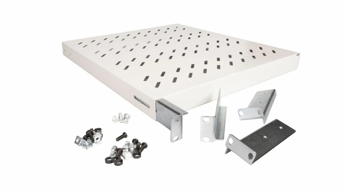 Prateleira Variável para Bastidor 19" 1U 500mm Equip Cinzenta - Imagem 2