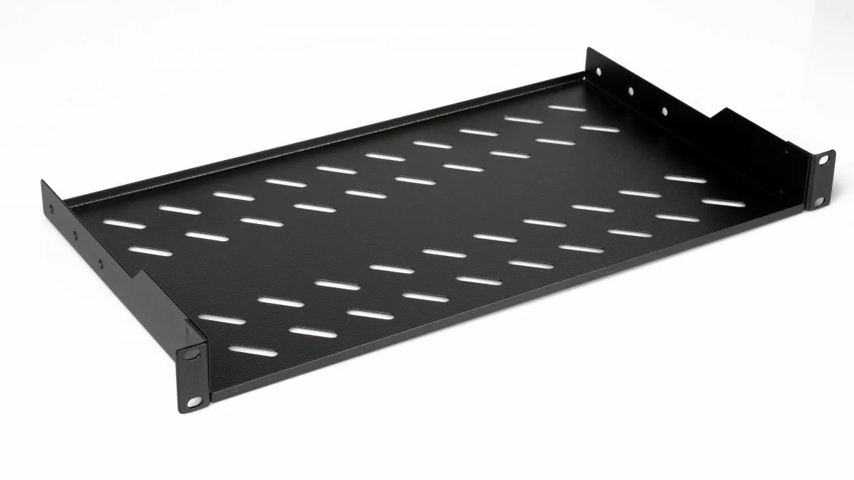 Prateleira Fixa para Bastidor 19" Equip 280616 1U 400mm Preta - Imagem 2