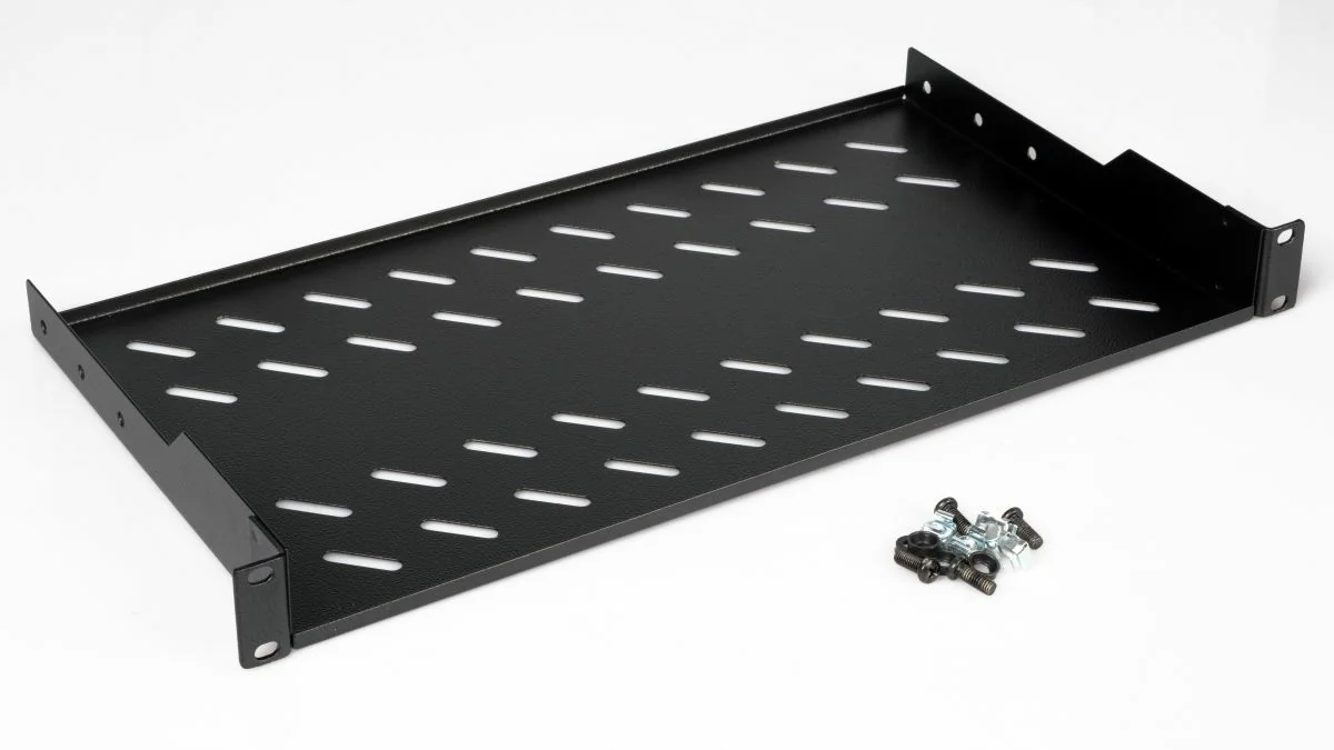 Prateleira Fixa para Bastidor 19" Equip 280616 1U 400mm Preta - Imagem 3