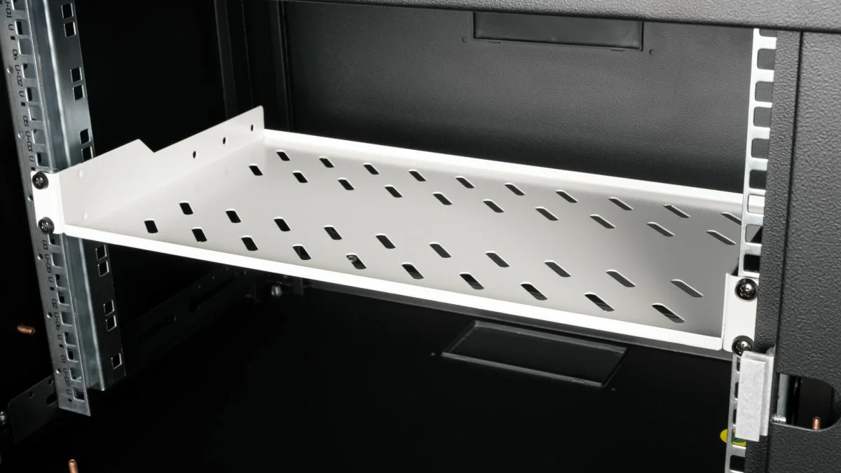 Prateleira Fixa para Bastidor Equip 19" 1U 400mm Cinzento - Imagem 4