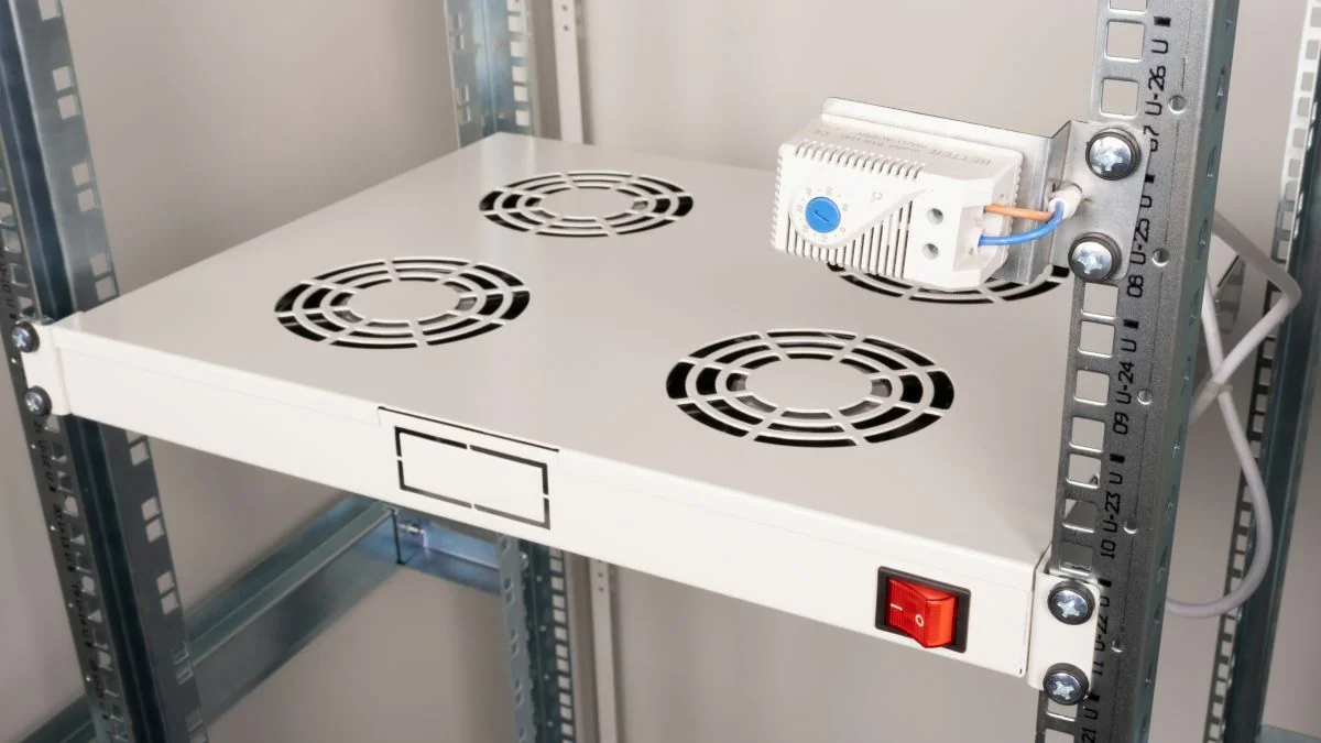 Módulo de Ventilação para Bastidor 19" 1U 4 Ventoinhas Equip Cinzento - Imagem 4