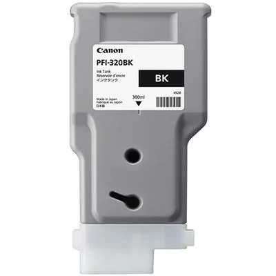 Tinteiro Canon PFI-320 BK Preto 300ml Original para Plotters TM-200/TM-300