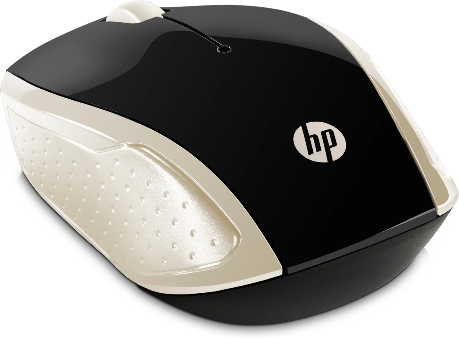 Rato sem fios HP 200 Ouro Seda — Ótico 1000 DPI, Recetor USB, 2.4 GHz - Imagem 2