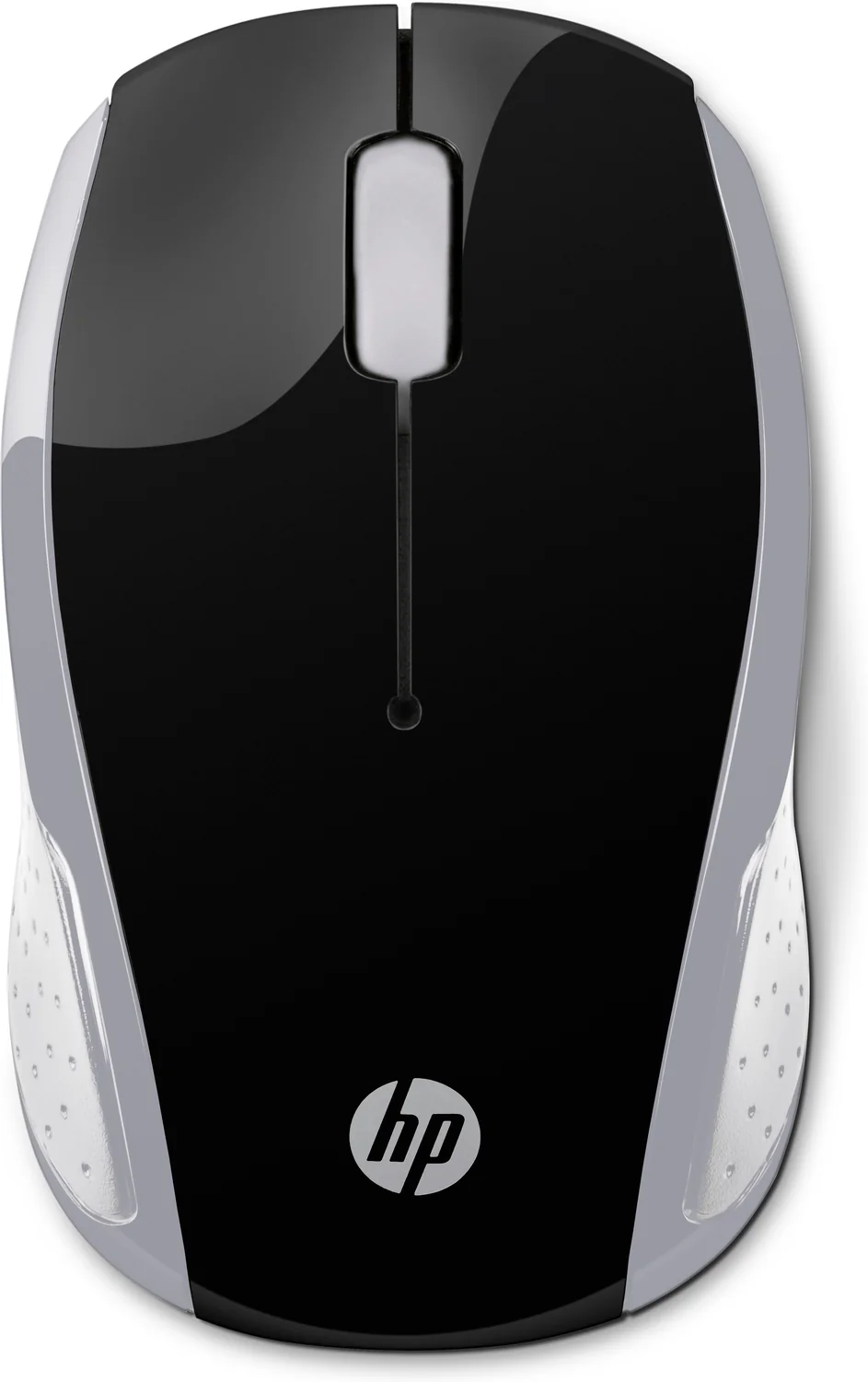 Rato sem fios HP 200 prateado Pike RF 2.4 GHz ótico 1000 DPI