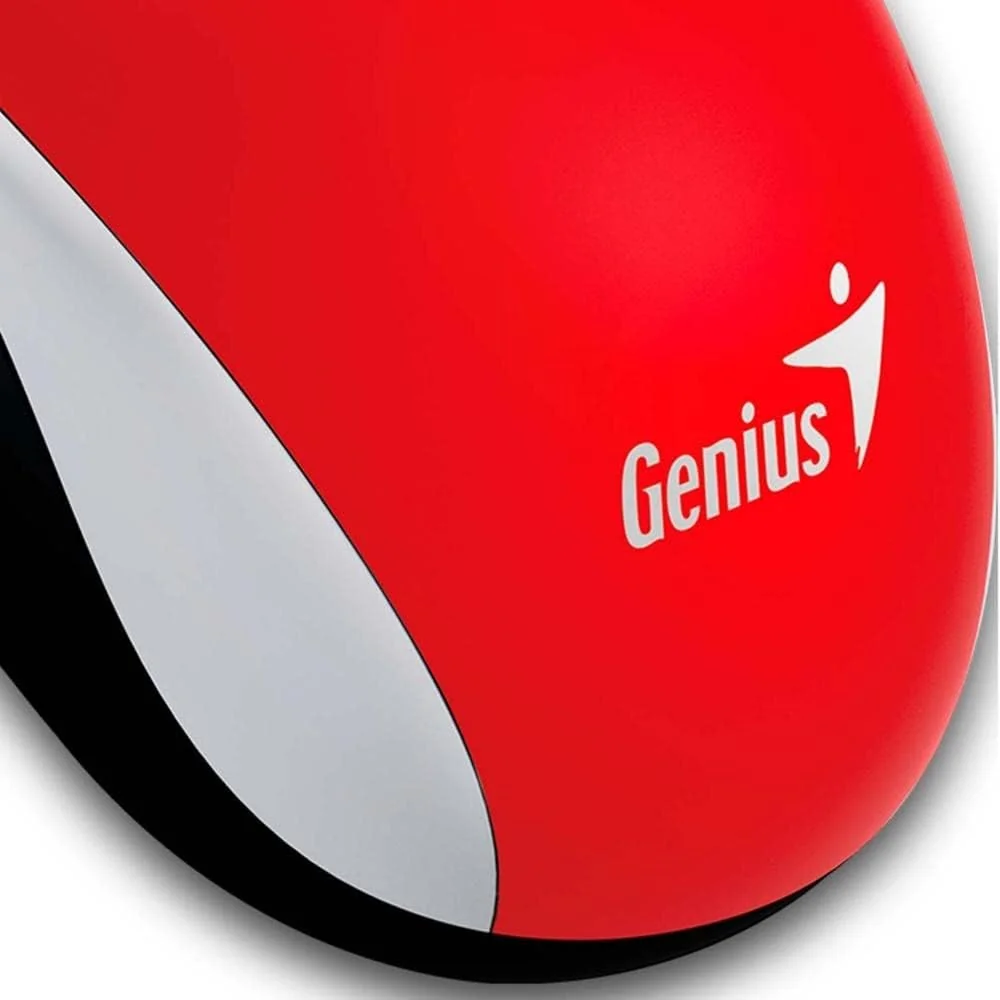 Rato com fios Genius DX-110 USB vermelho - Imagem 5