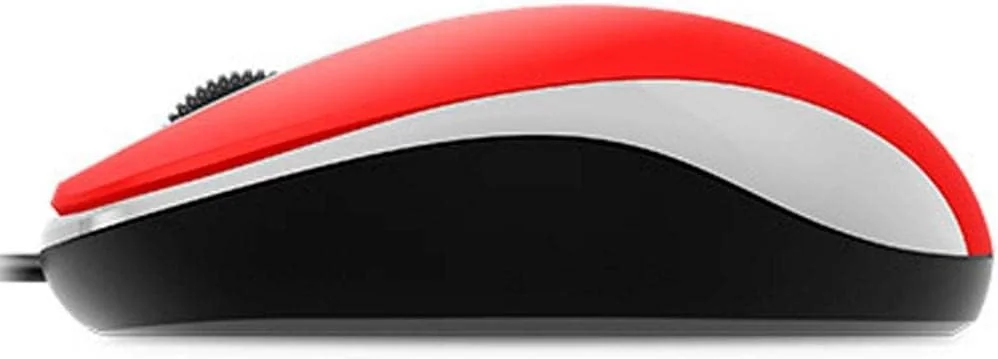 Rato com fios Genius DX-110 USB vermelho - Imagem 3