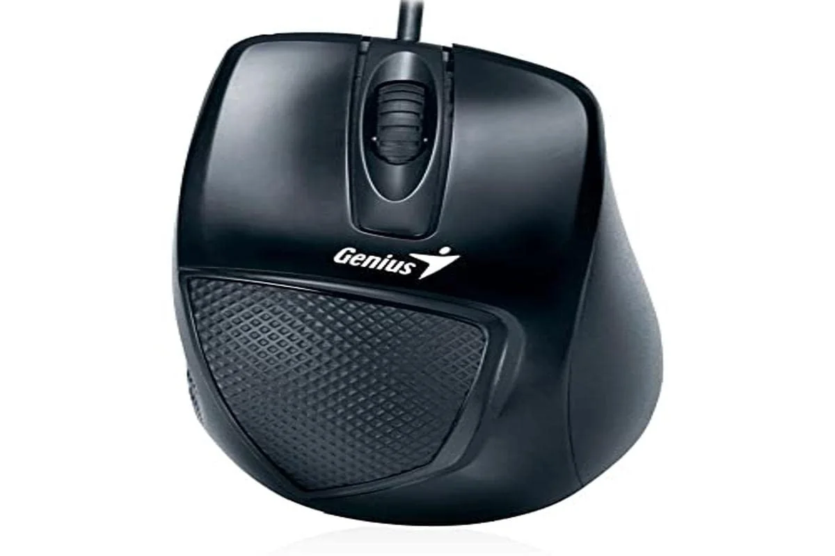 Rato USB Silencioso Genius DX-150X Preto - Imagem 1