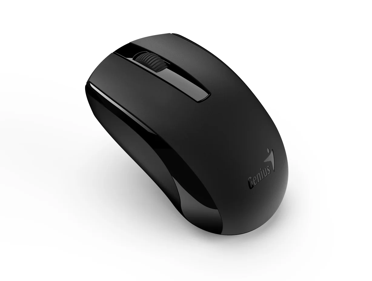 Rato sem Fios Recarregável Genius ECO-8100 Preto — Sustentável e Silencioso - Imagem 1