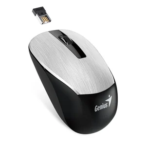 Rato Sem Fios Genius NX-7015 Wireless Prateado para PC - Imagem 2