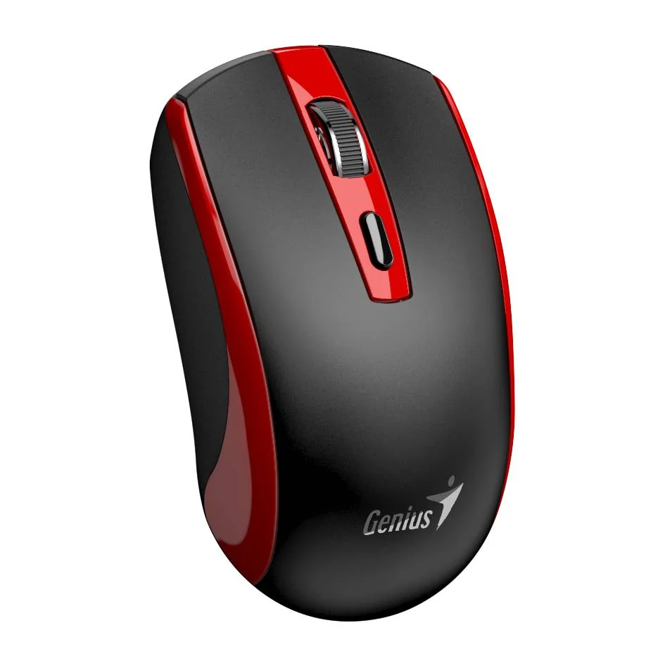 Rato sem fios Genius ECO-8150 Copilot recarregável Vermelho