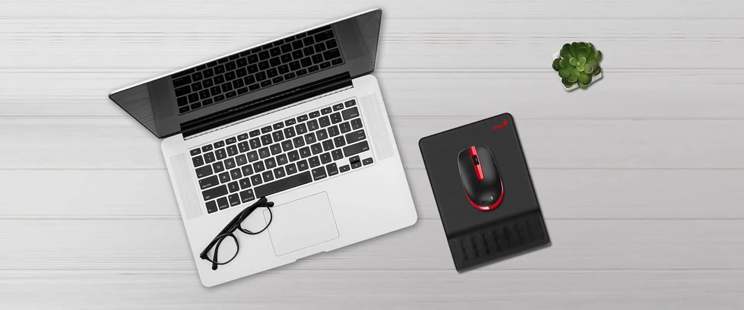 Apoio de pulso para teclado Genius G-WP 200M Preto - Imagem 3
