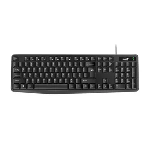Teclado Genius KB-117 USB com Teclas Multimédia Preto - Imagem 2