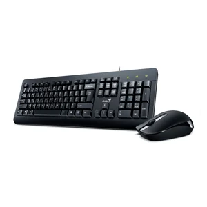 Conjunto teclado e rato Genius KM-160 USB com fios preto - Imagem 2