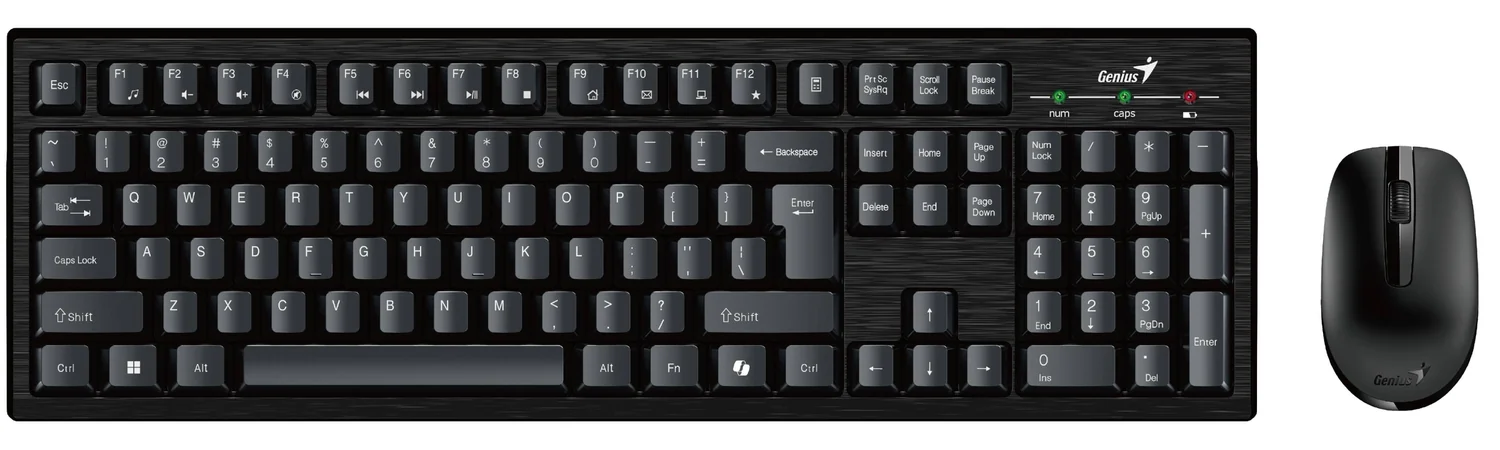 Pack Teclado e Rato sem fios Genius KM-8101 AI - Wireless com Tecla IA - Imagem 2