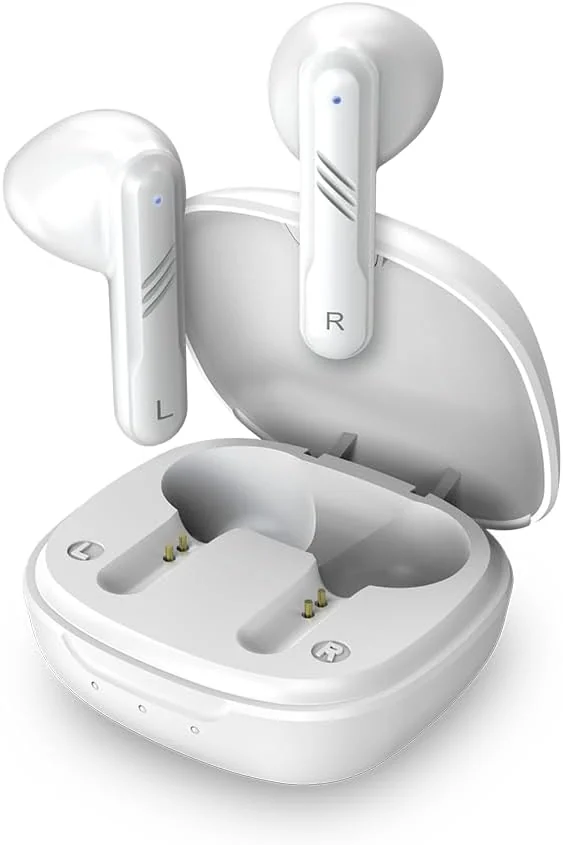 Auriculares Bluetooth Genius HS-M905BT Stereo Earbuds Branco - Sem fios - Imagem 2