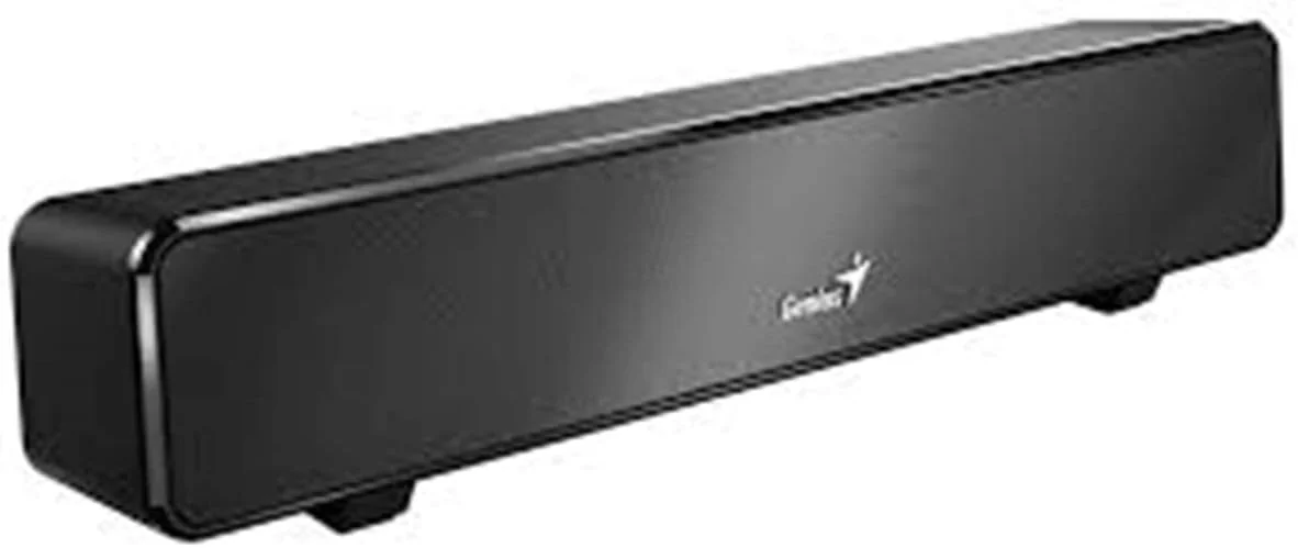 Barra de Som USB Mini Genius SoundBar 100 para PC e Portátil Preta - Imagem 3