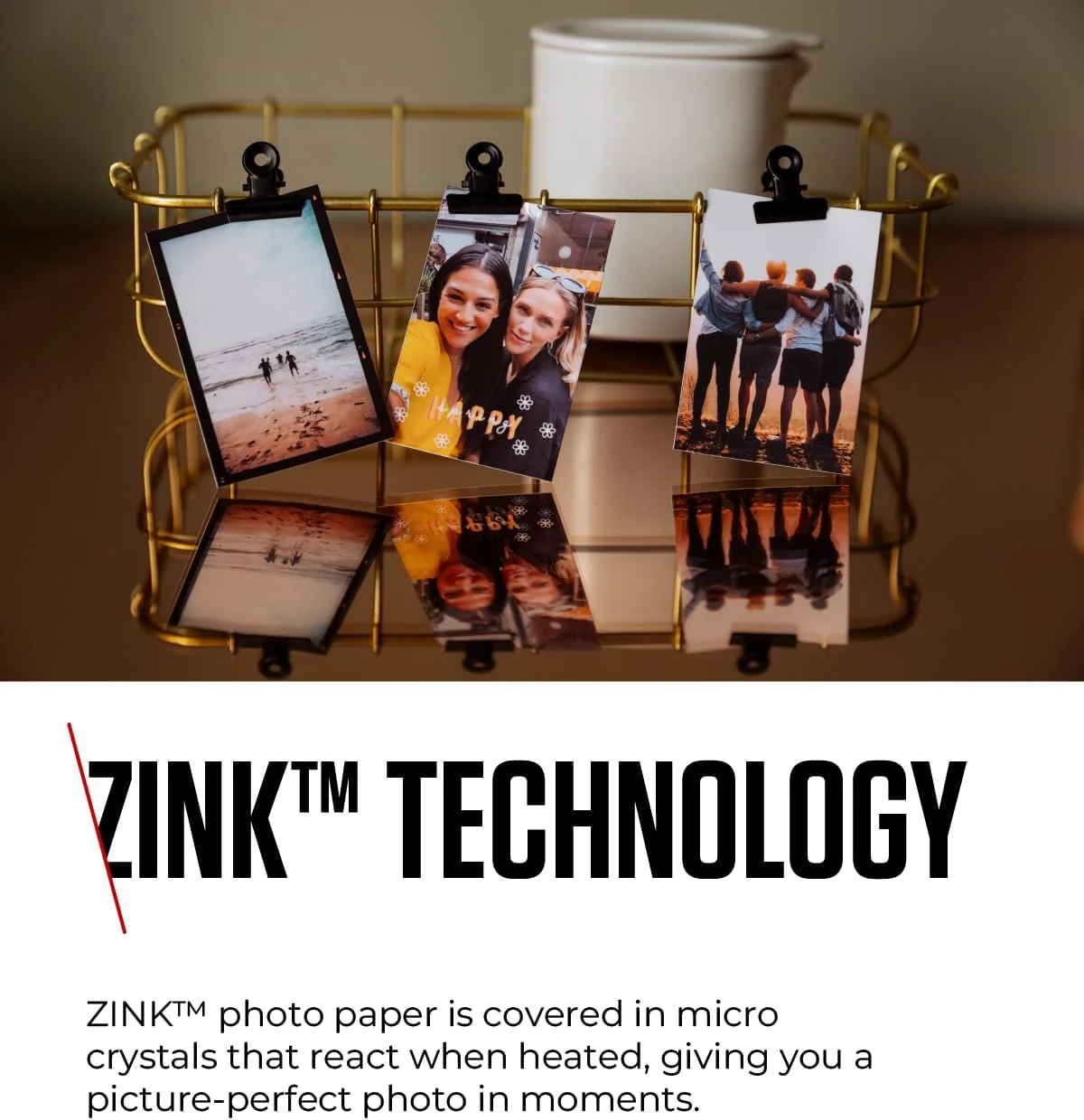 Papel Fotográfico ZINK Canon ZP-2030 5x7,6cm 20 Folhas p/ Zoemini - Imagem 4