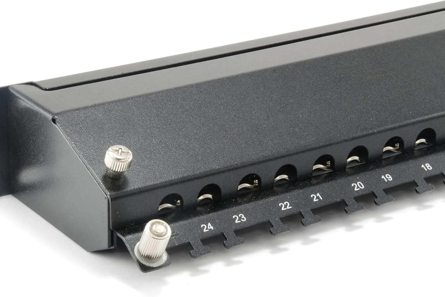 Painel de conexões Equip 326624 Cat6a 24 portas RJ-45 1U 19 polegadas preto - Imagem 5