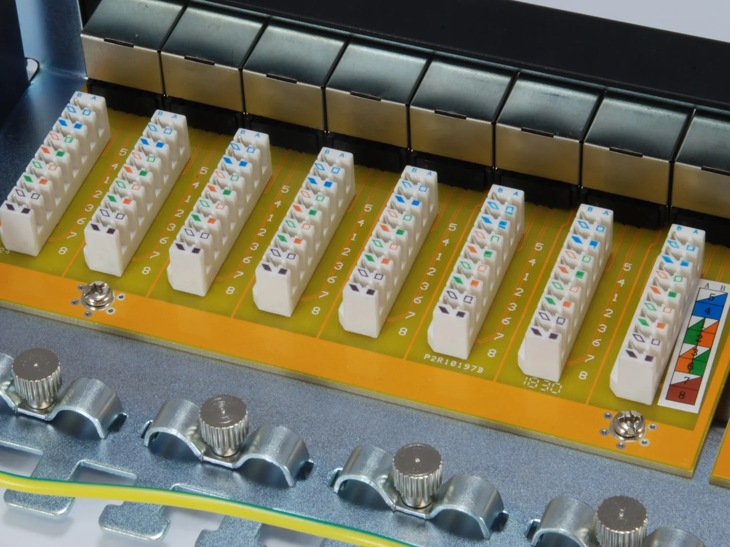 Painel de Conexões Cat.6A 24 Portas 19" 1U RJ-45 Equip Preto - Imagem 6