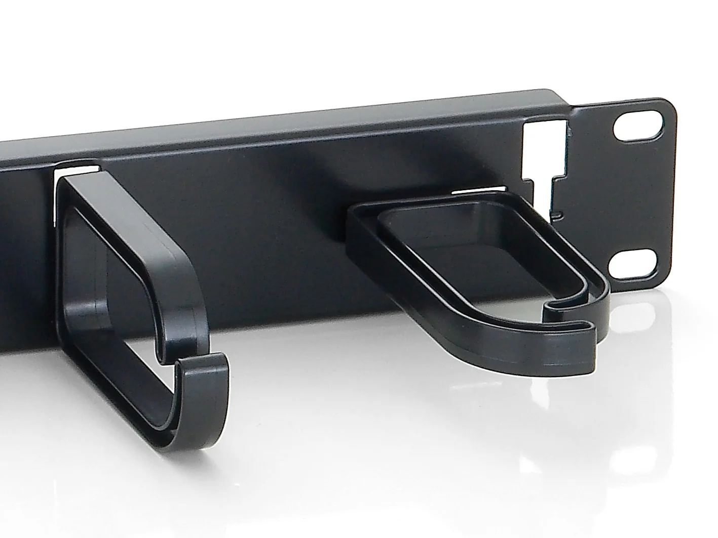 Painel de Gestão de Cabos Rack 19" 1U Equip 327311 Plástico e Aço Preto - Imagem 6